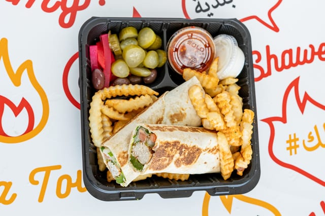 Shish Tawook Platter.