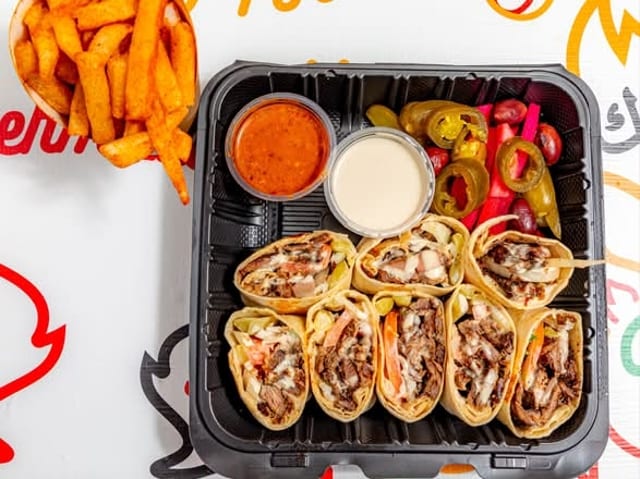 Beef Shawarma Thunder Way Platter.